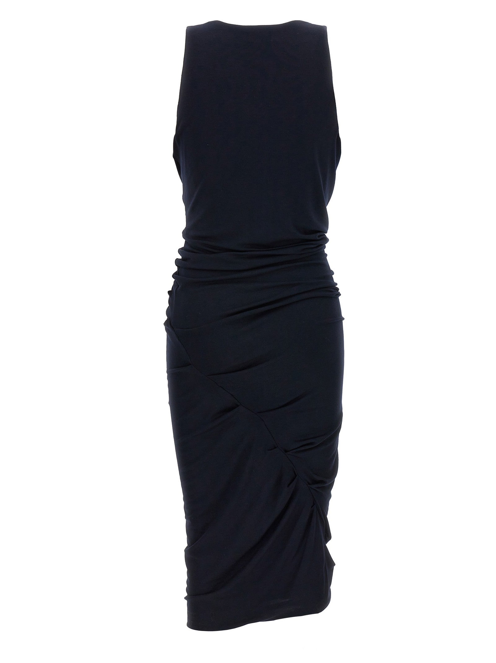 Saint Laurent Jersey Dress Blue