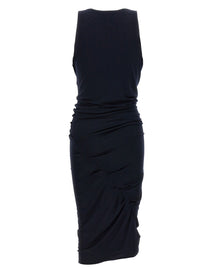 Saint Laurent Jersey Dress Blue