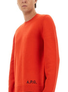 A.P.C Men's Jersey Edward Red, view 4