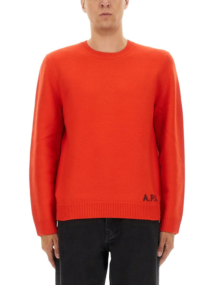 A.P.C Men's Jersey Edward Red