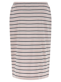 ROTATE Birger Christensen Jersey Midi Skirt Blue