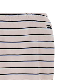 ROTATE Birger Christensen Jersey Midi Skirt Blue