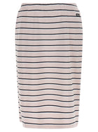 ROTATE Birger Christensen Jersey Midi Skirt Blue