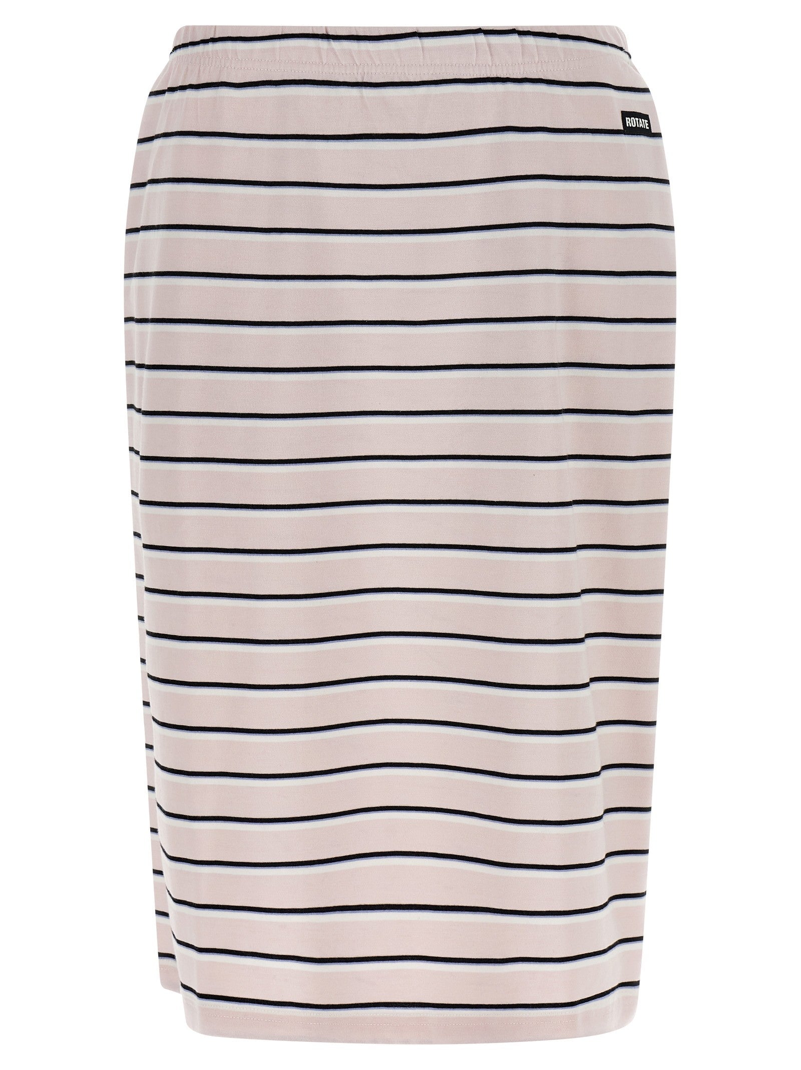 ROTATE Birger Christensen Jersey Midi Skirt Blue