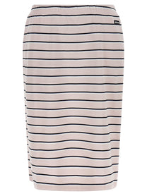 ROTATE Birger Christensen Jersey Midi Skirt Blue