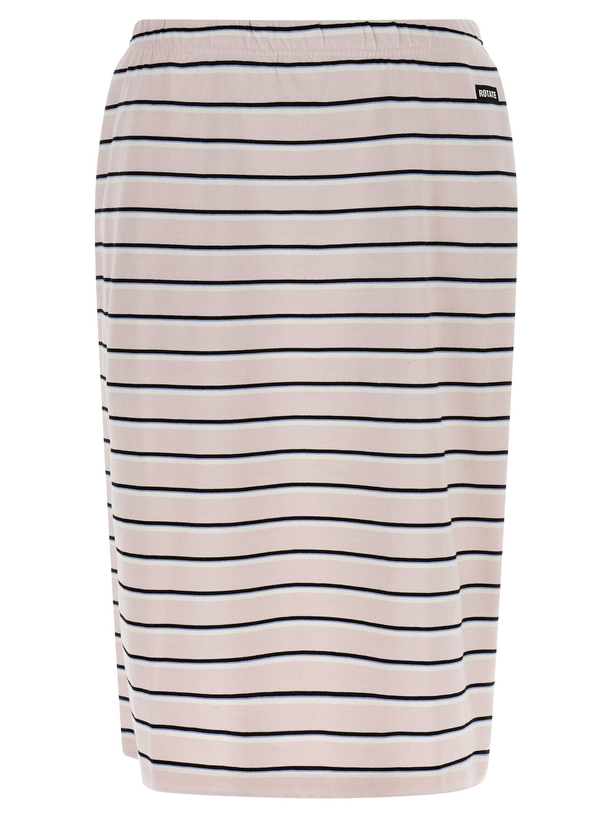 ROTATE Birger Christensen Jersey Midi Skirt Blue