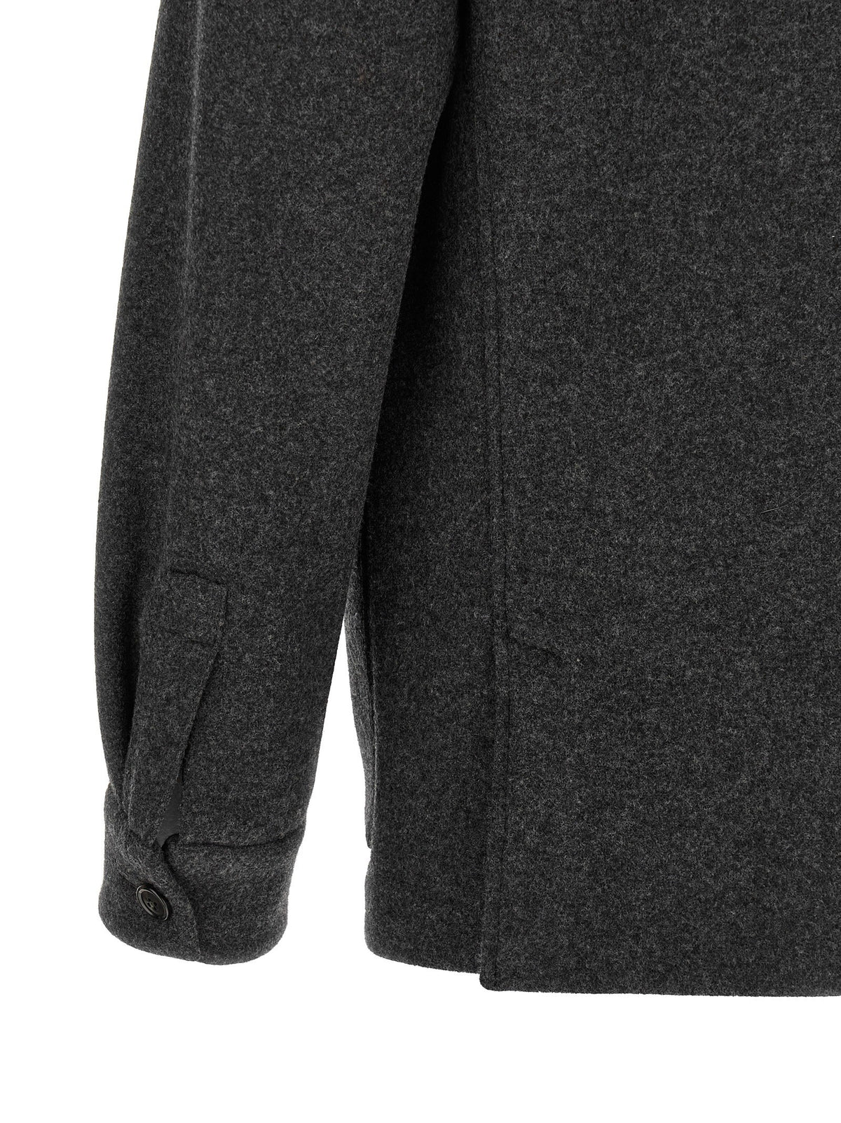Zegna Jersey Overshirt Grey