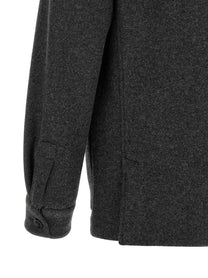 Zegna Jersey Overshirt Grey