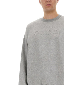 Gucci Men's Jersey Sweatshirt Grey