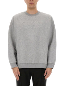 Gucci Men's Jersey Sweatshirt Grey