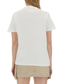 Golden Goose Women's Jersey Shirt White, view 3