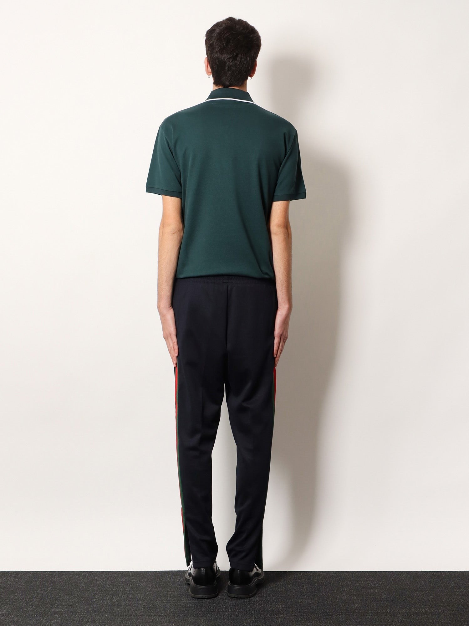 Gucci Men's Nastro Web Joggers Blue