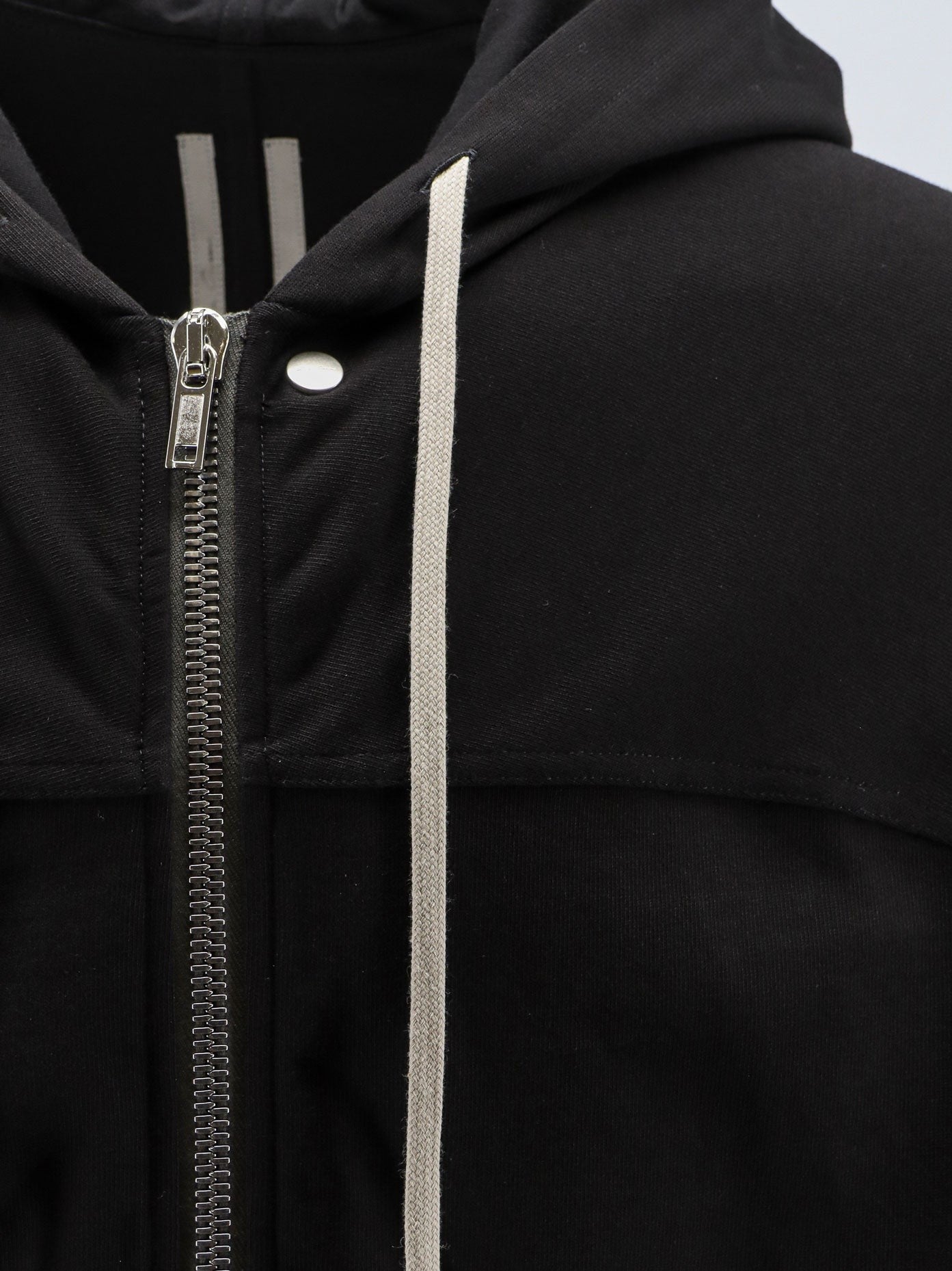 Rick Owens Men's Jersey Windbreaker Jacket Black