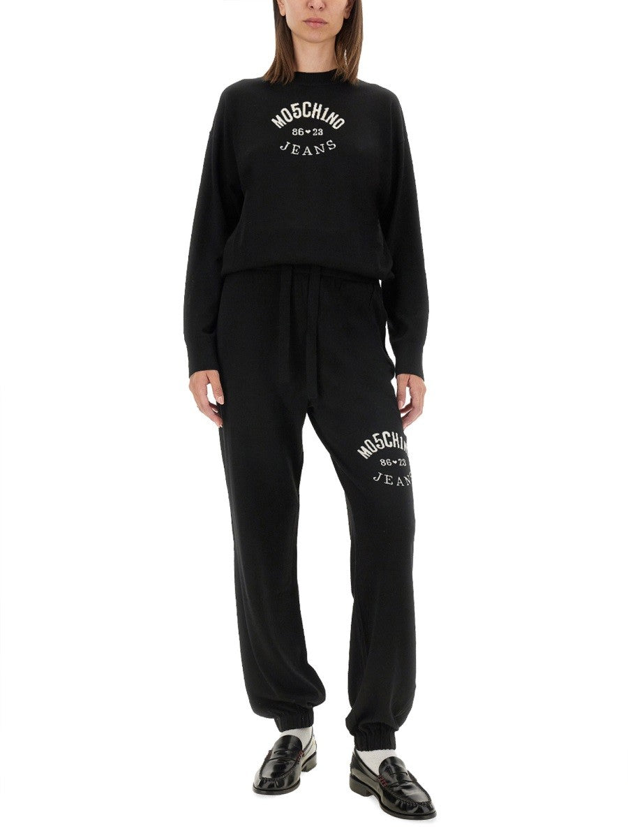 Moschino Jeans Women's Jersey Black Moschino Jeans