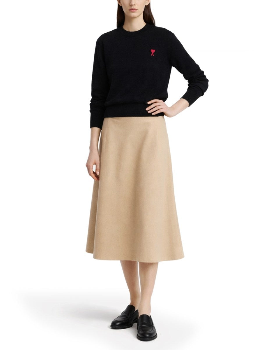 Ami Paris Women's Maglia Con Black
