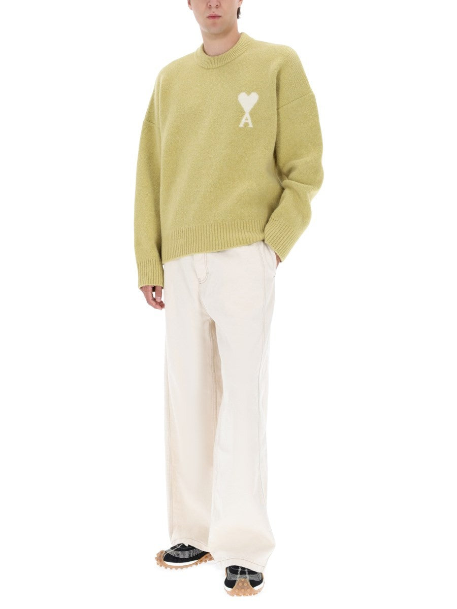 Ami Paris Unisex Jersey Green