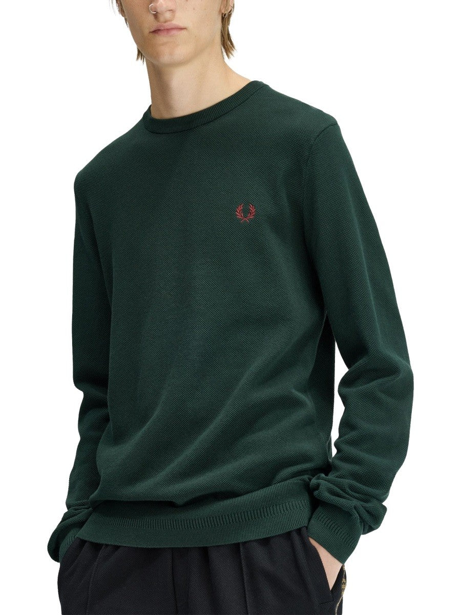 Fred Perry Men's Jersey Green