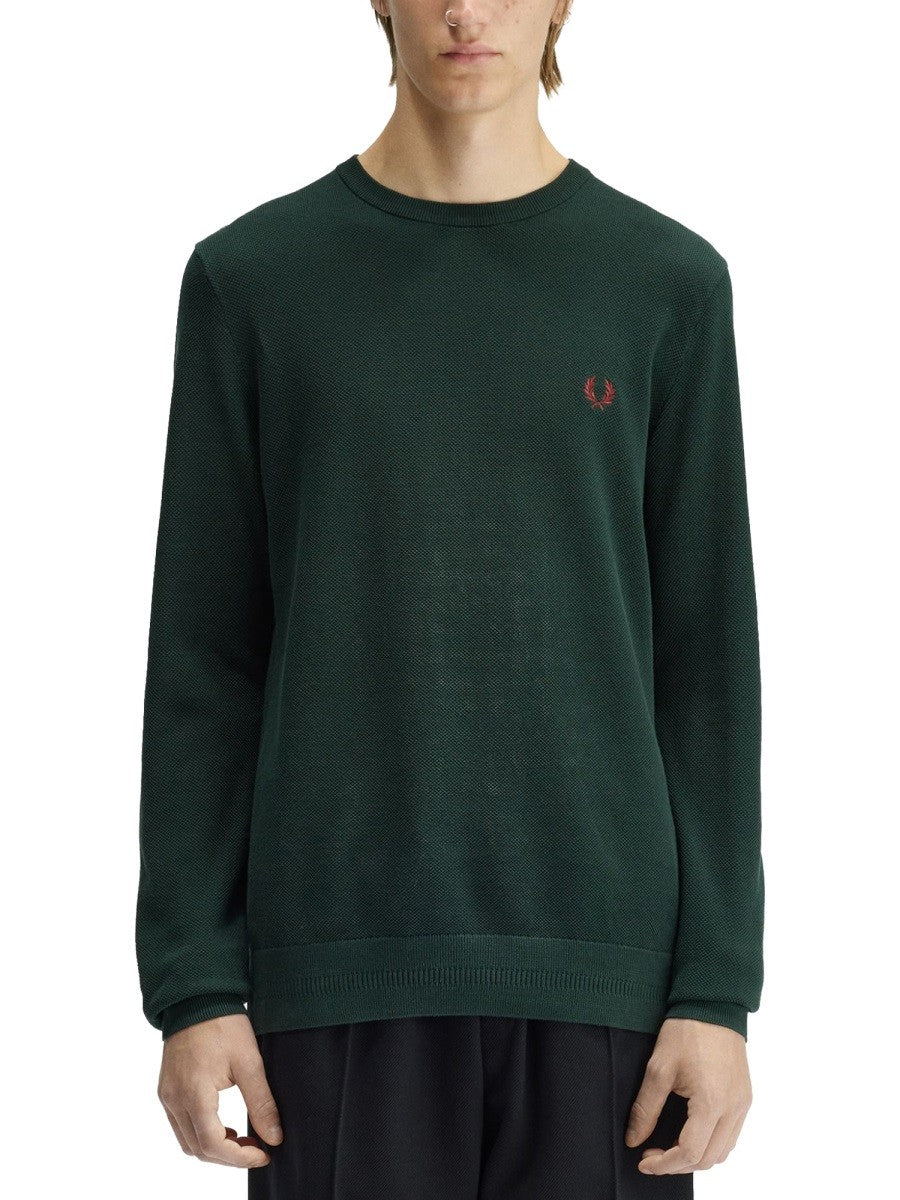 Fred Perry Men's Jersey Green