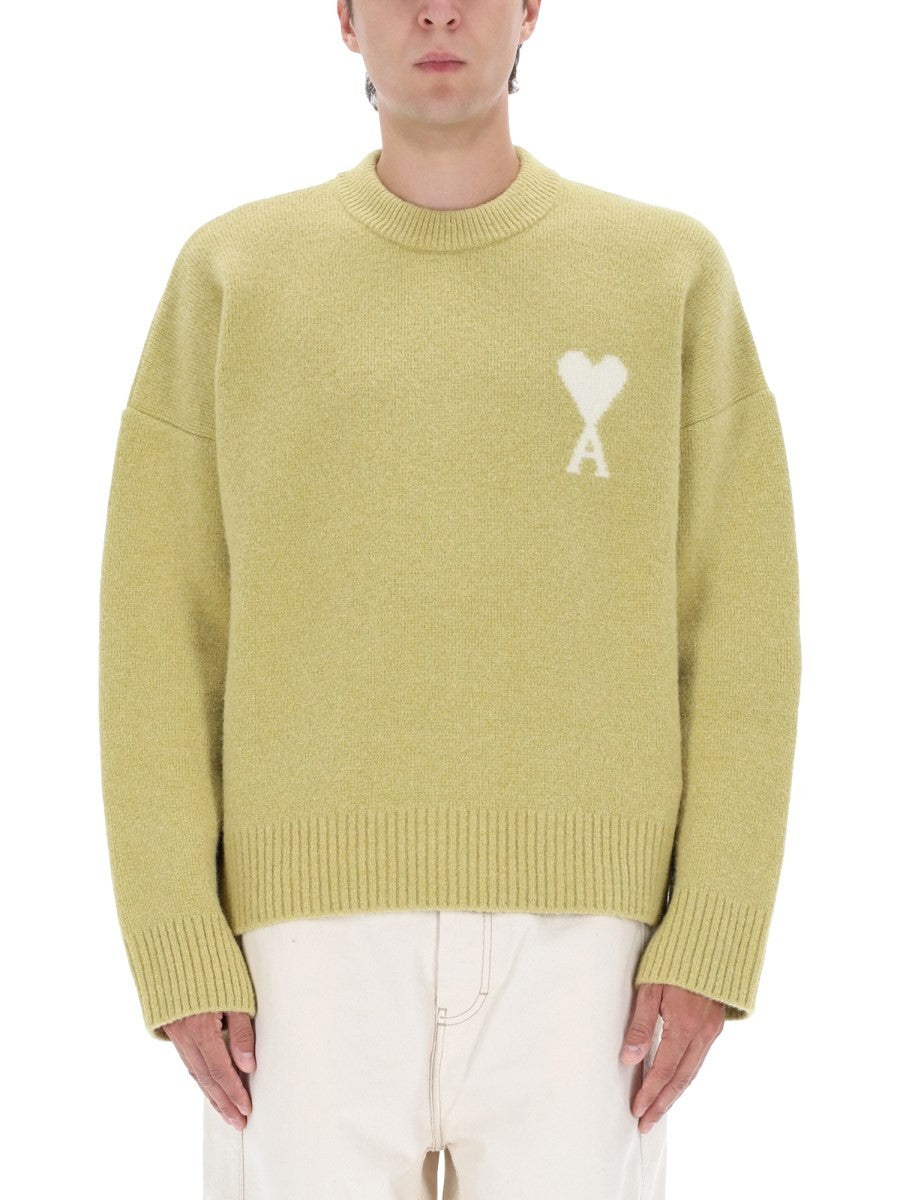 Ami Paris Unisex Jersey Green