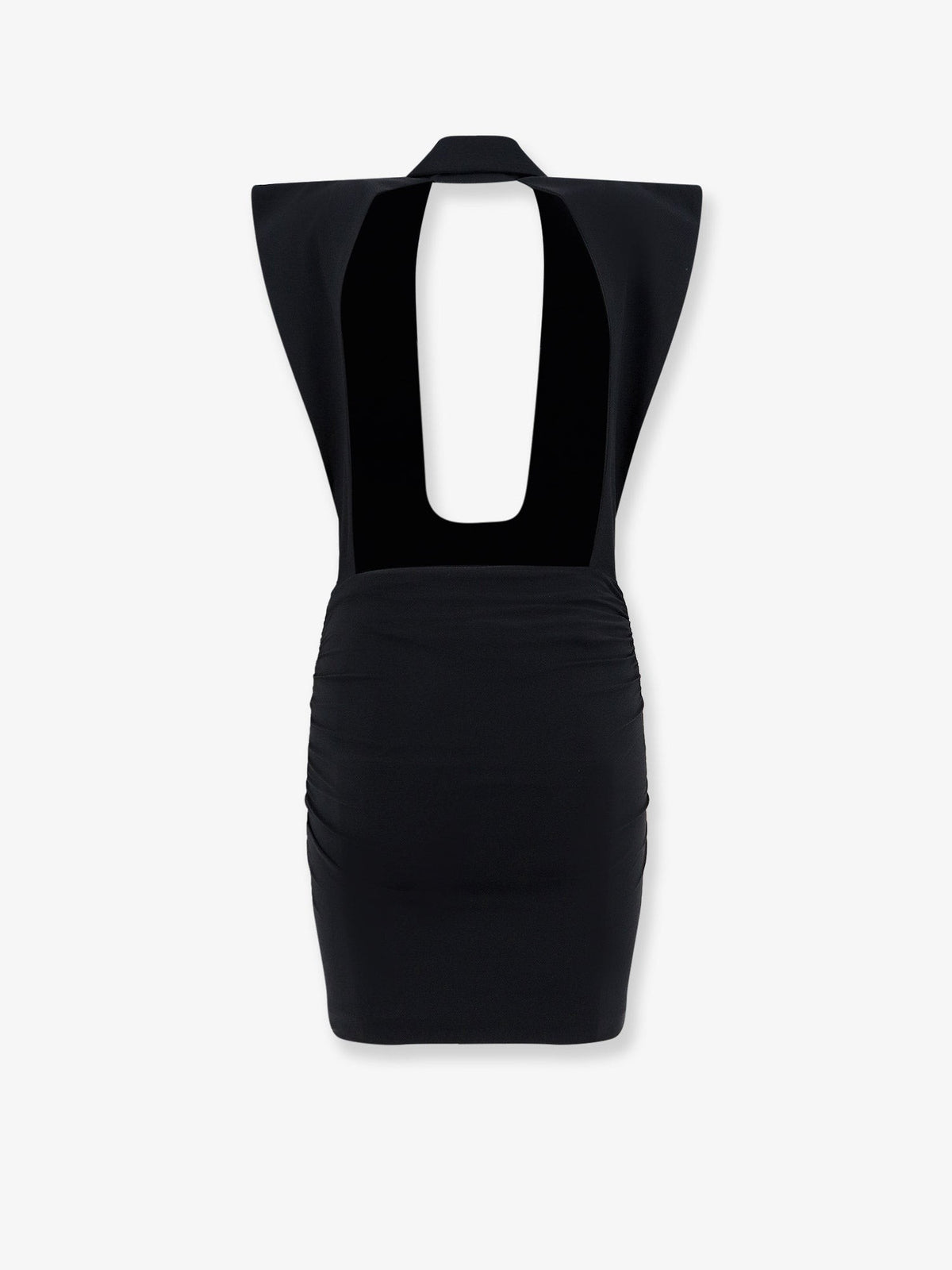 Amazuìn Women's Jess Stretch Jersey Mini Dress Black, view 2