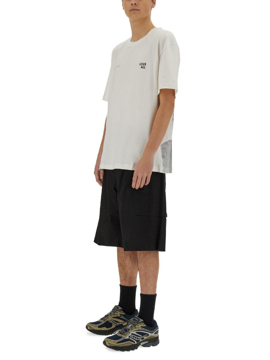 Ih Nom Uh Nit Men's Jesus Love All Print Shirt White