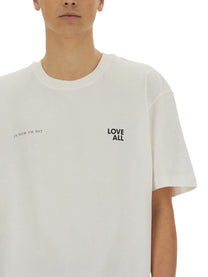 Ih Nom Uh Nit Men's Jesus Love All Print Shirt White