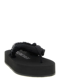 Balenciaga Jet Lag Sandals Black
