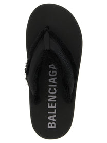 Balenciaga Jet Lag Sandals Black