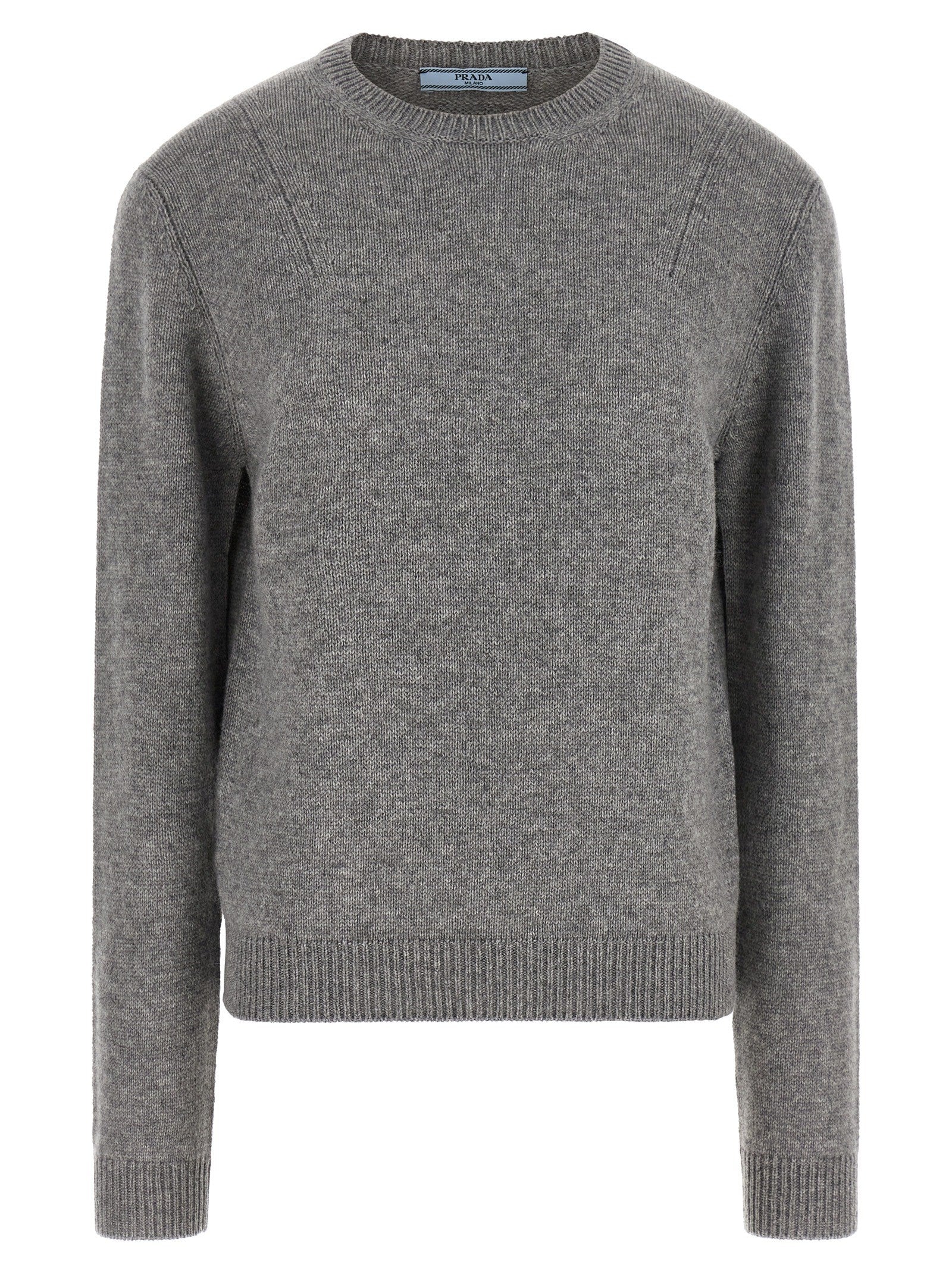 PRADA Jewel Bandana Sweater Grey