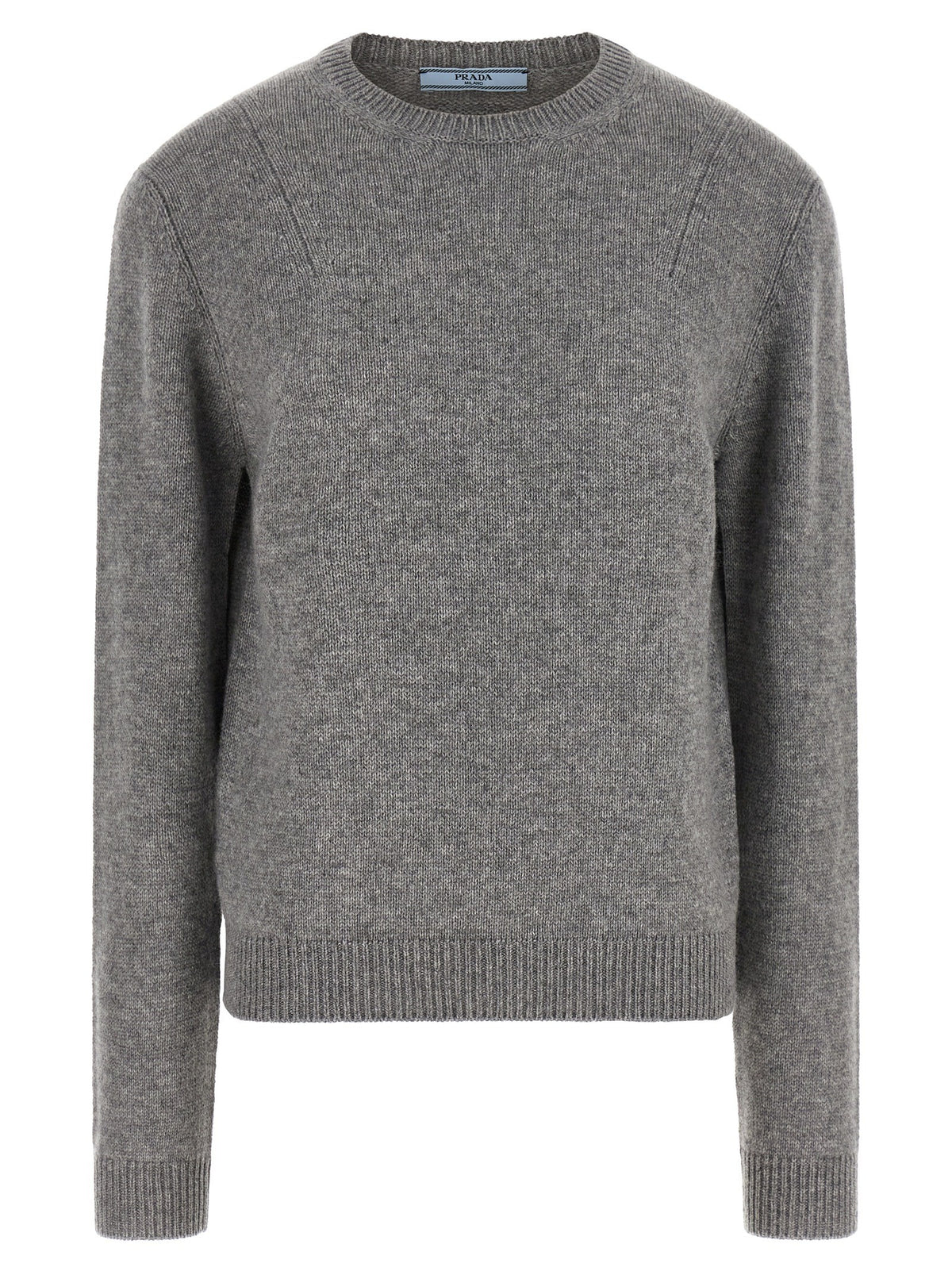 PRADA Jewel Bandana Sweater Grey, view 2
