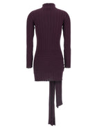 Giuseppe Di Morabito Jewel Brooch Dress Purple, view 2