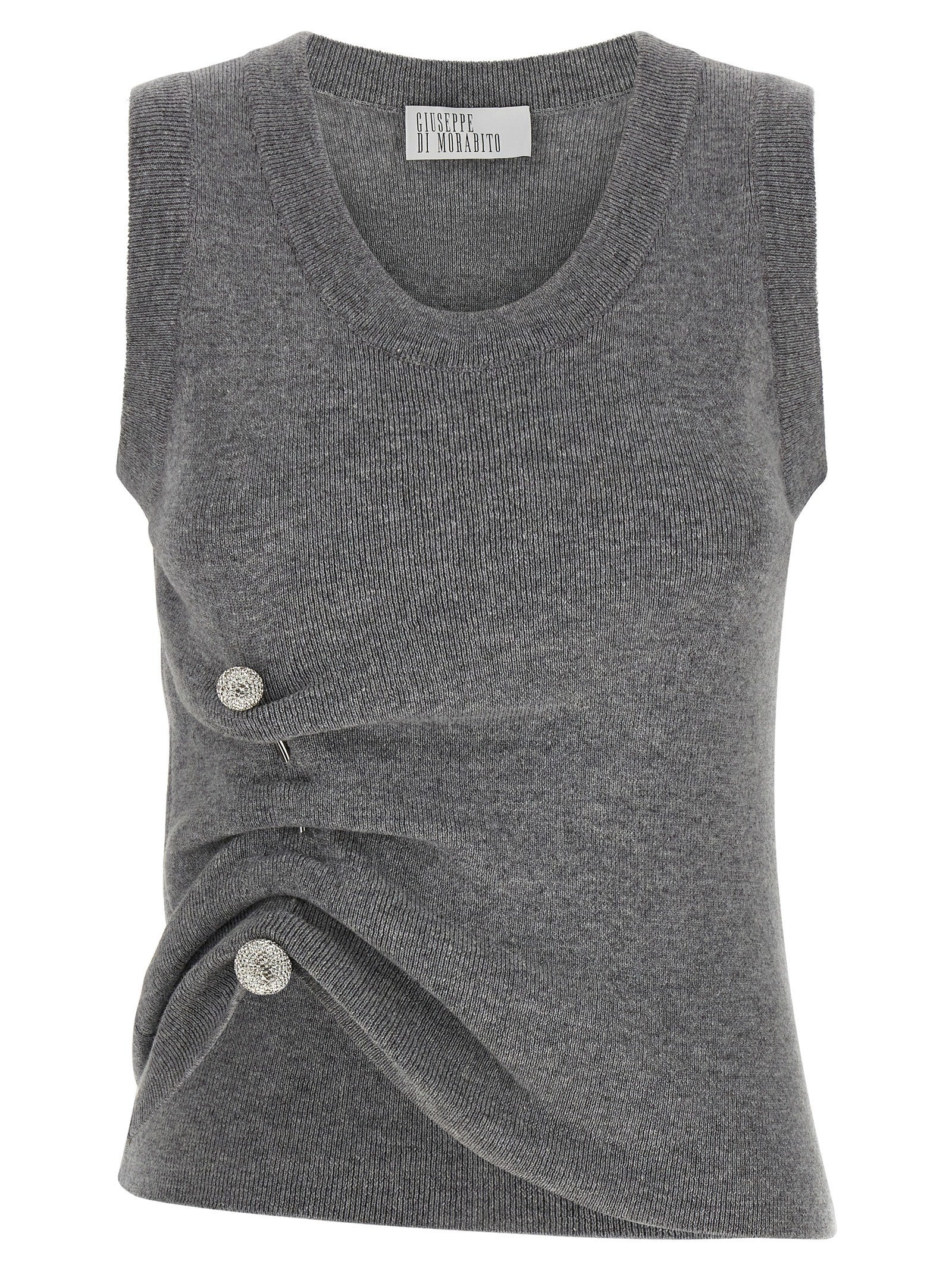 Giuseppe Di Morabito Jewel Brooch Top Grey