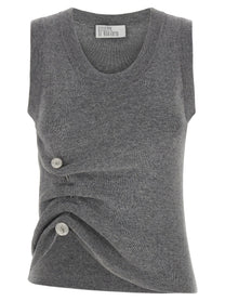 Giuseppe Di Morabito Jewel Brooch Top Grey