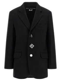 Junya Watanabe Jewel Button Coat Black