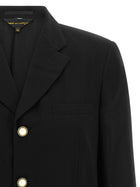 Comme Des Garçons Jewel Buttons Blazer Black, view 3
