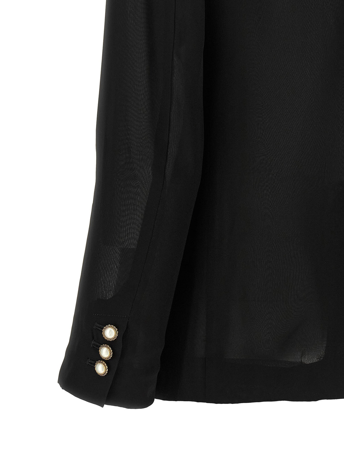 Comme Des Garçons Jewel Buttons Blazer Black