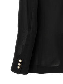 Comme Des Garçons Jewel Buttons Blazer Black