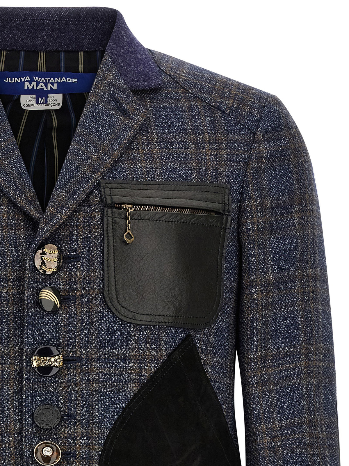 Junya Watanabe Jewel Buttons Blazer Blue