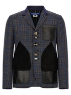 Junya Watanabe Jewel Buttons Blazer Blue