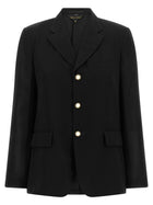 Comme Des Garçons Jewel Buttons Blazer Black