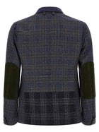 Junya Watanabe Jewel Buttons Blazer Blue