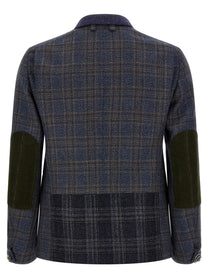 Junya Watanabe Jewel Buttons Blazer Blue