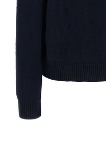 PRADA Jewel Collar Cardigan Blue