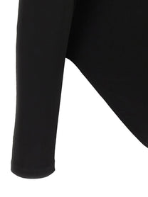 Marine Serre Jewel Pendant Bodysuit Black