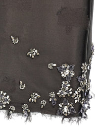 PRADA Jewel Skirt Grey