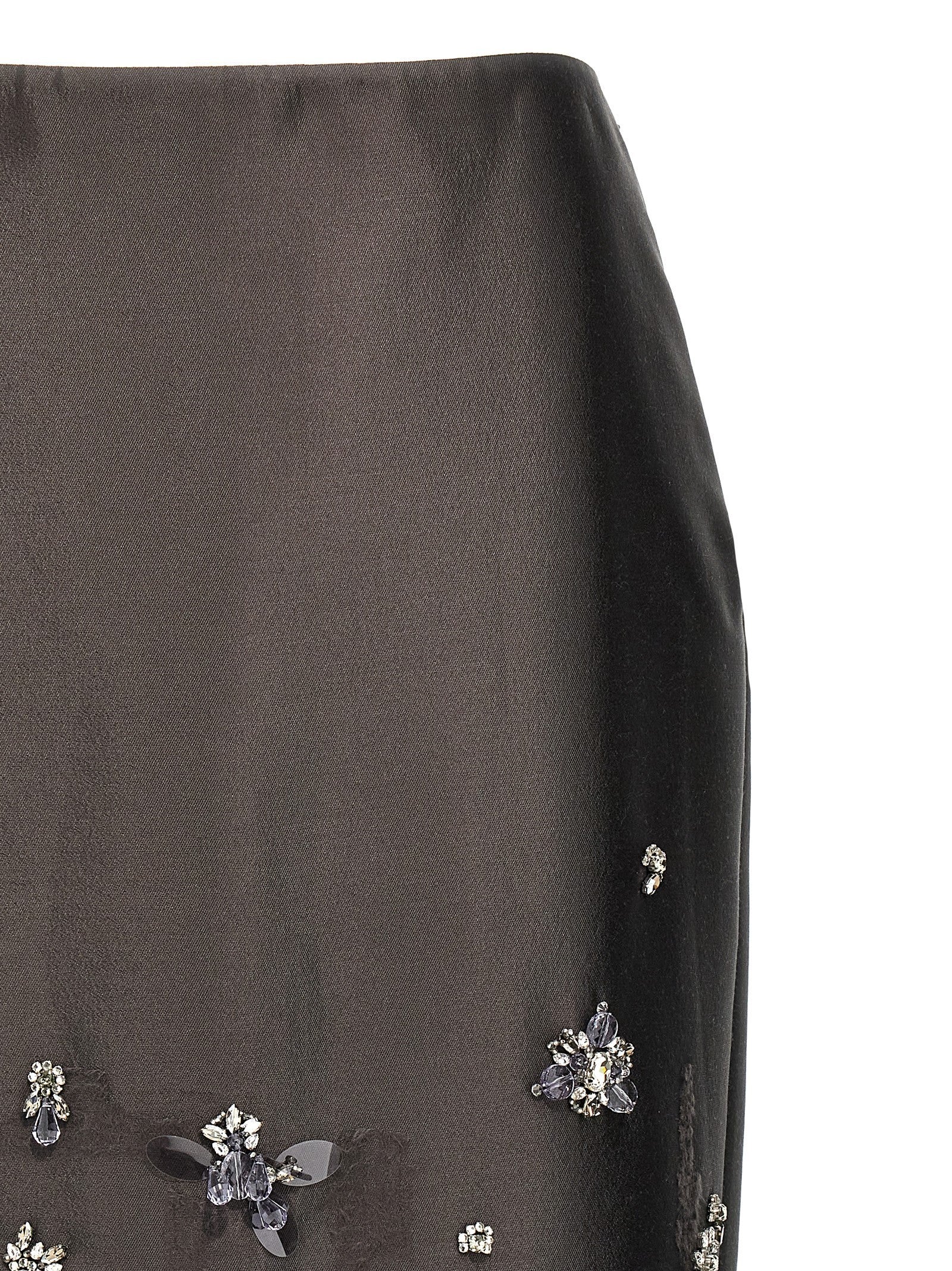 PRADA Jewel Skirt Grey