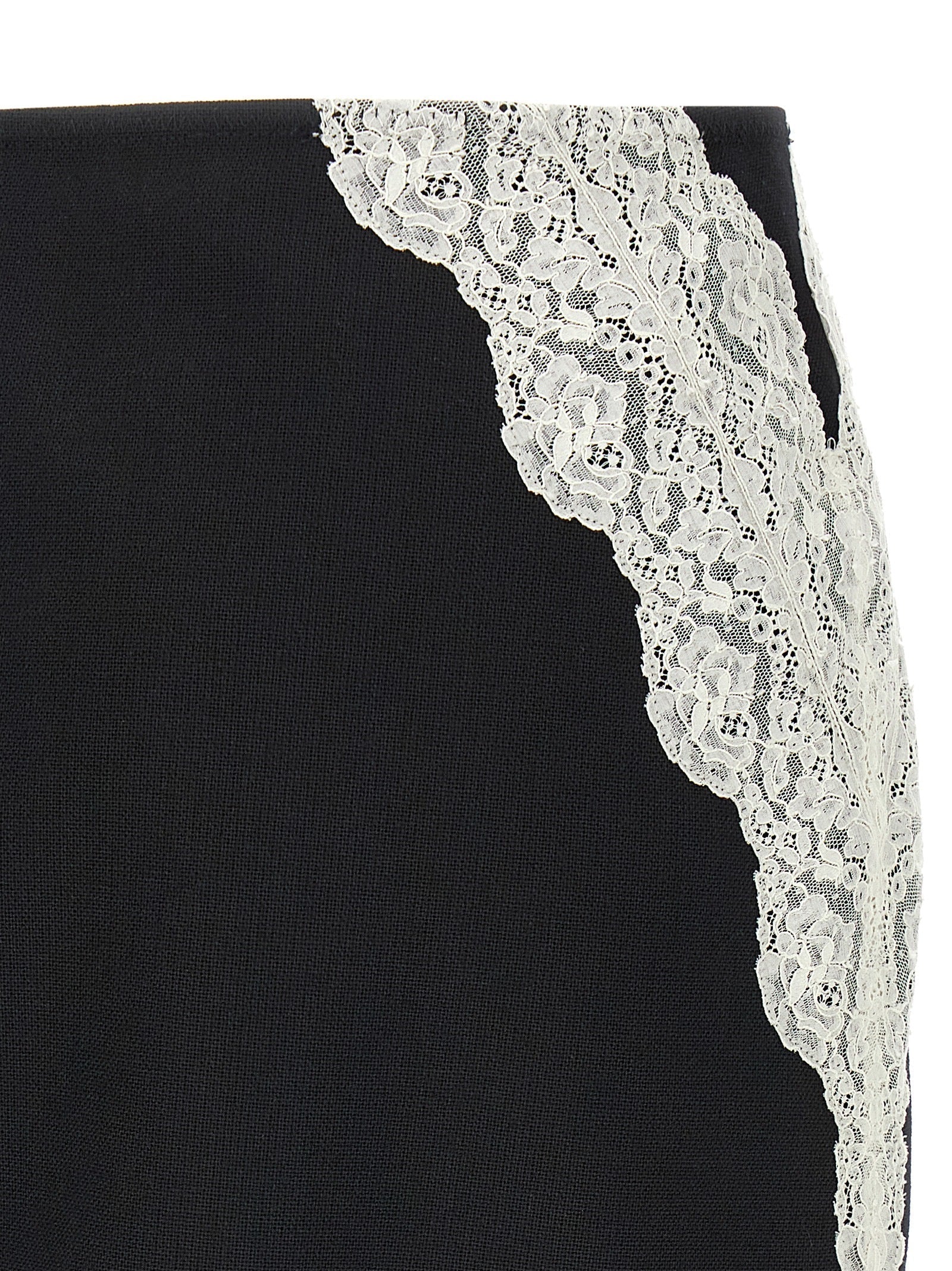 JIL SANDER - JIL SANDER - Organza lace wool skirt - Women’s Bottoms