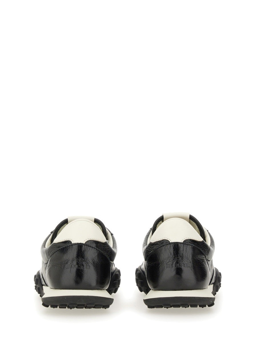 JIL SANDER - Jil Sander Low Leather Sneaker - Men’s Shoes