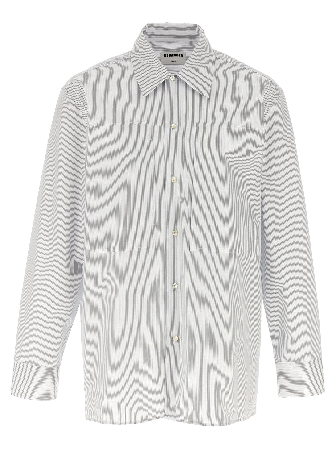 JIL SANDER - JIL SANDER - ’Tuesday Stripes’ shirt - Men’s Tops