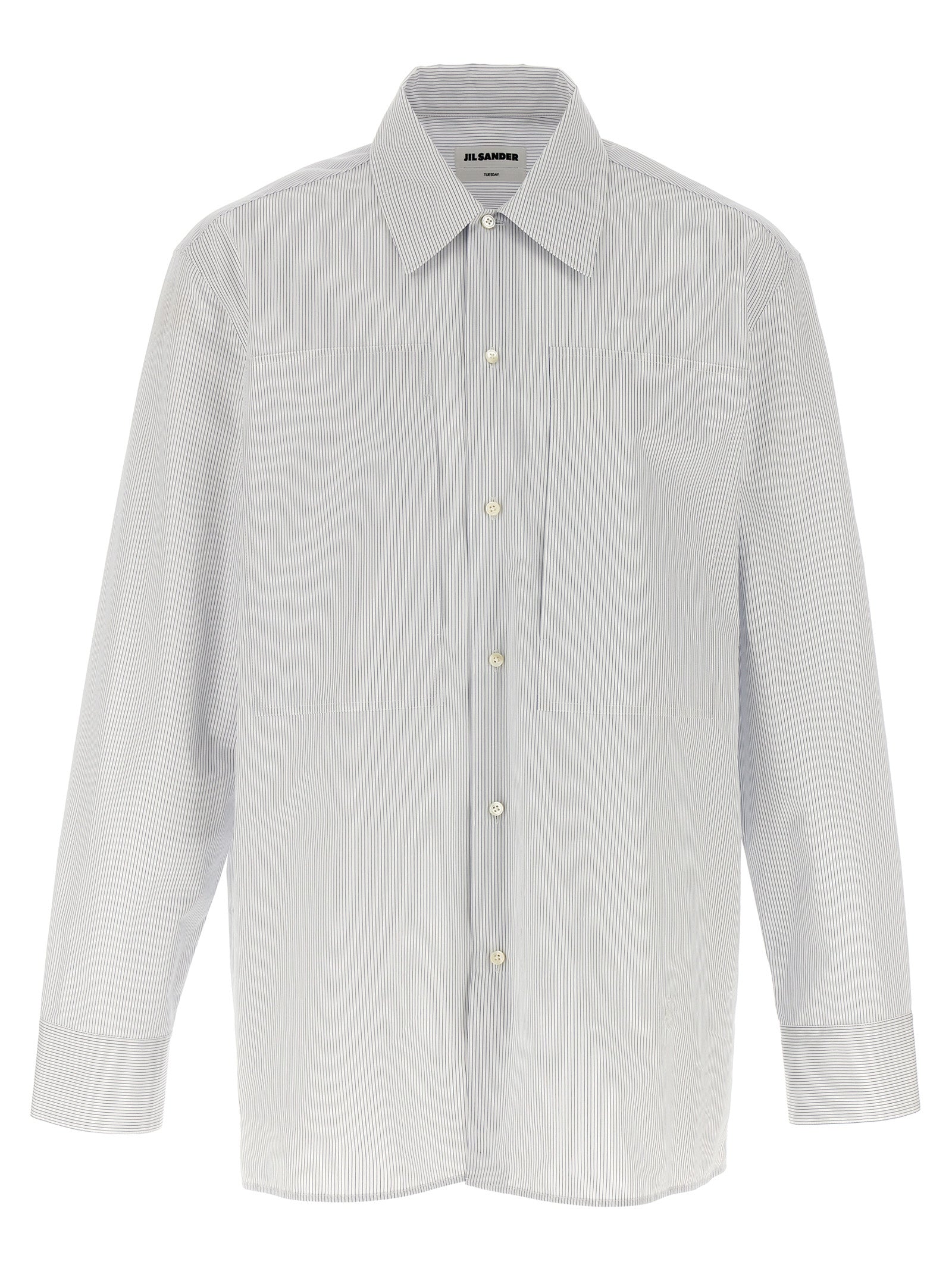 JIL SANDER - JIL SANDER - ’Tuesday Stripes’ shirt - Men’s Tops